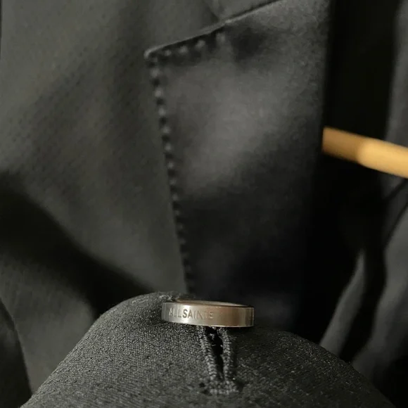 AllSaints Aiers Blazer in Black US 4 - Picture 6 of 16